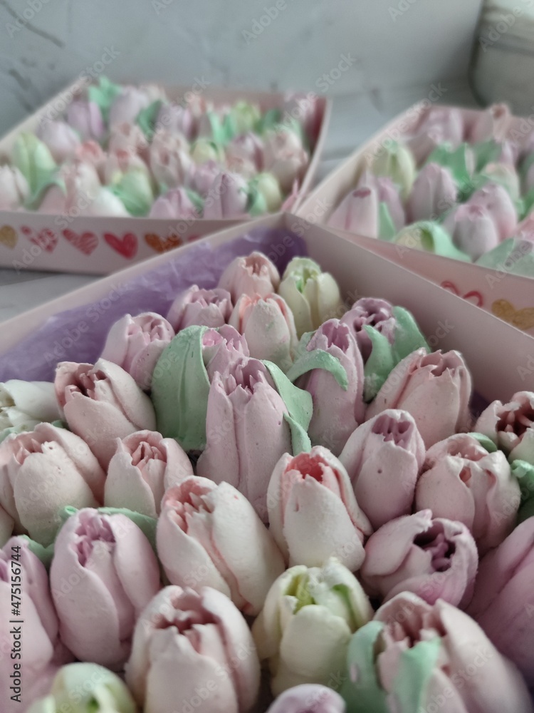 Obraz premium tulips, box 