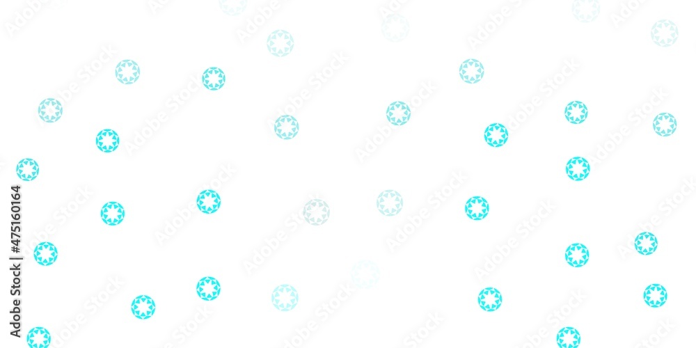 Light green vector background with spots.
