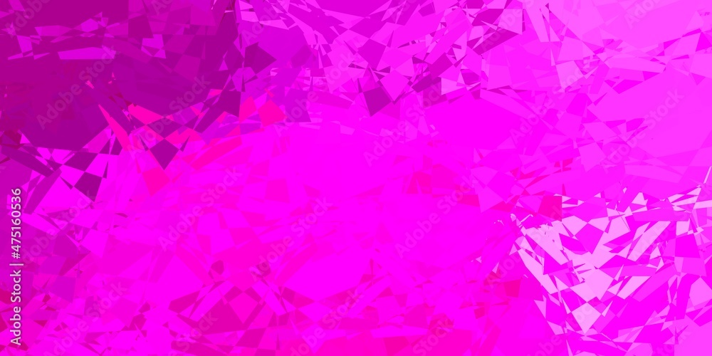 Light Pink vector background with triangles. Light Pink vector background with triangles.
