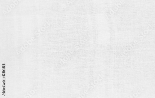White cotton fabric cloth close up macro view for texture background