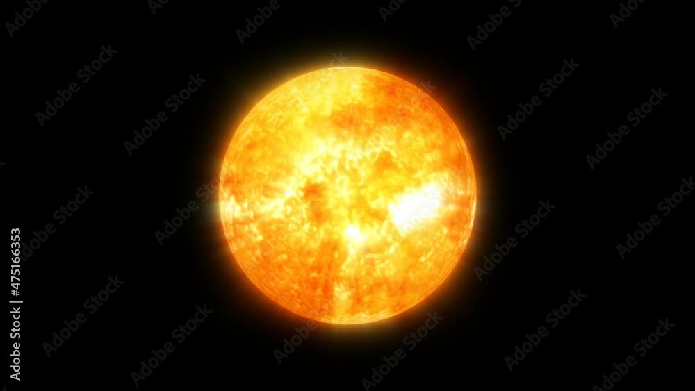 3d rotated sun in black background 3d rotated sun in black background