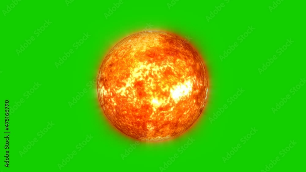 3d rotated sun in green background 3d rotated sun in green background