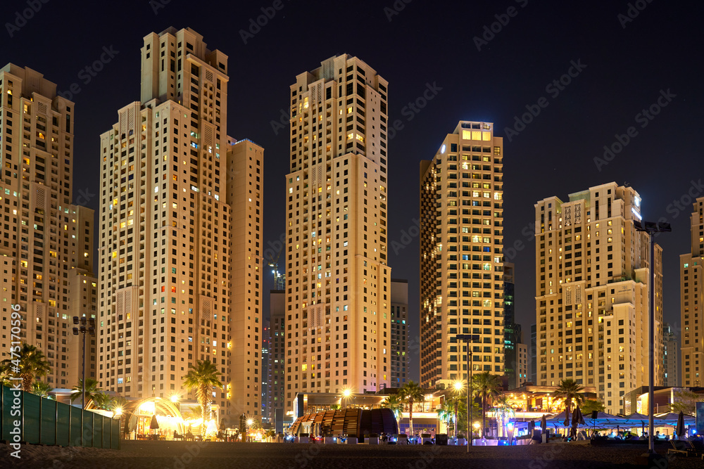 architecture of the big city of Dubai in the United Arab Emirates architecture of the big city of Dubai in the United Arab Emirates