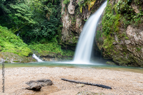 paisaje natural de las Cascadas Las Brisas en Cuetzalan Puebla México