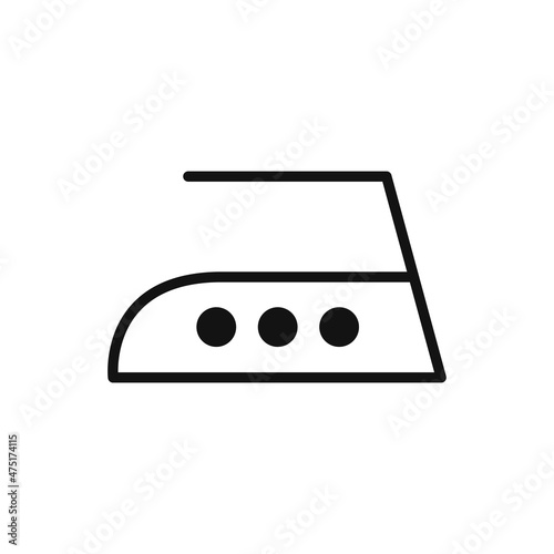 Can be ironed high heat laundry icon