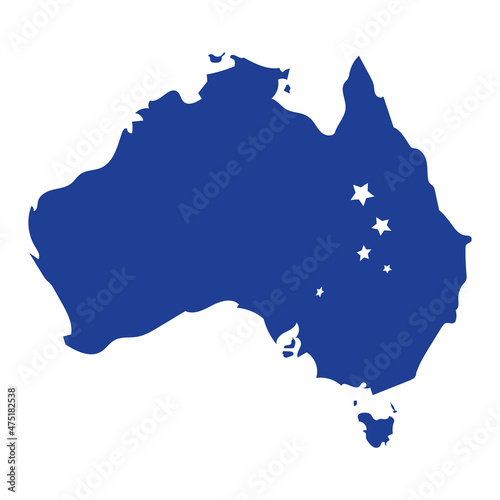 australia map design