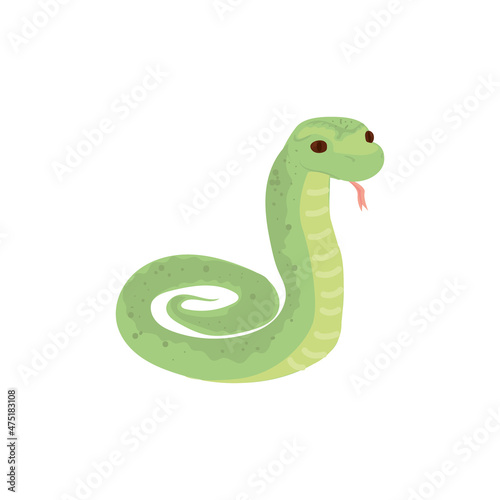 green snake design