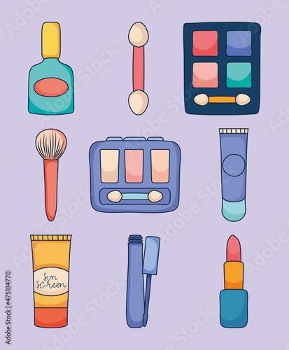 make up icon collection