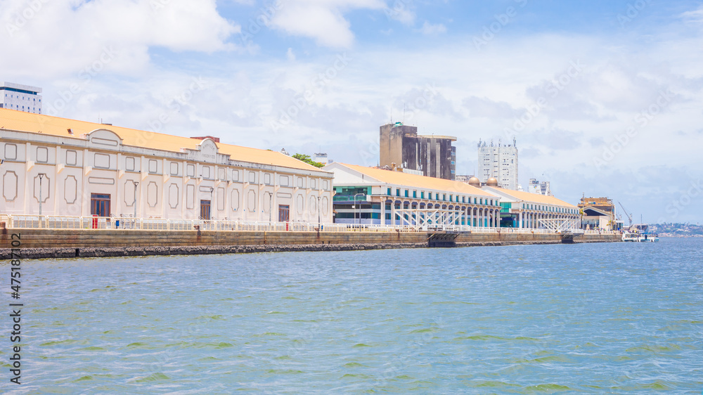Partial view of the Port of Recife Pier