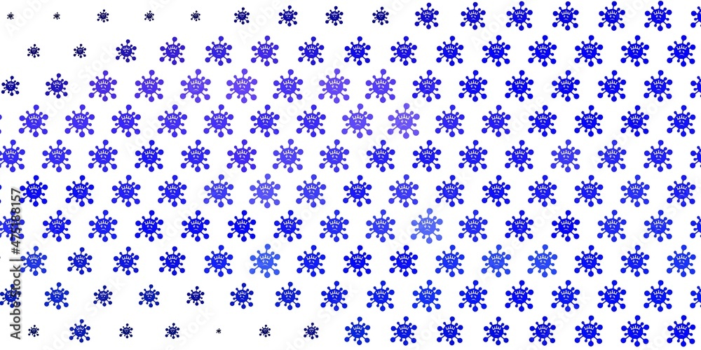 Light Purple vector backdrop with virus symbols. Light Purple vector backdrop with virus symbols.