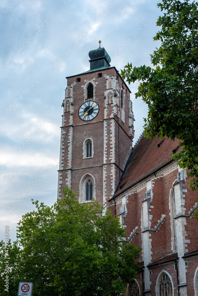 The Liebfrauen cathedral in downtown Ingolstadt in Bavaria