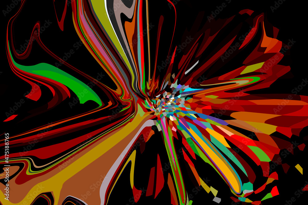 GROOVY ART STAR BURST OF COLOURS GROOVY ART STAR BURST OF COLOURS