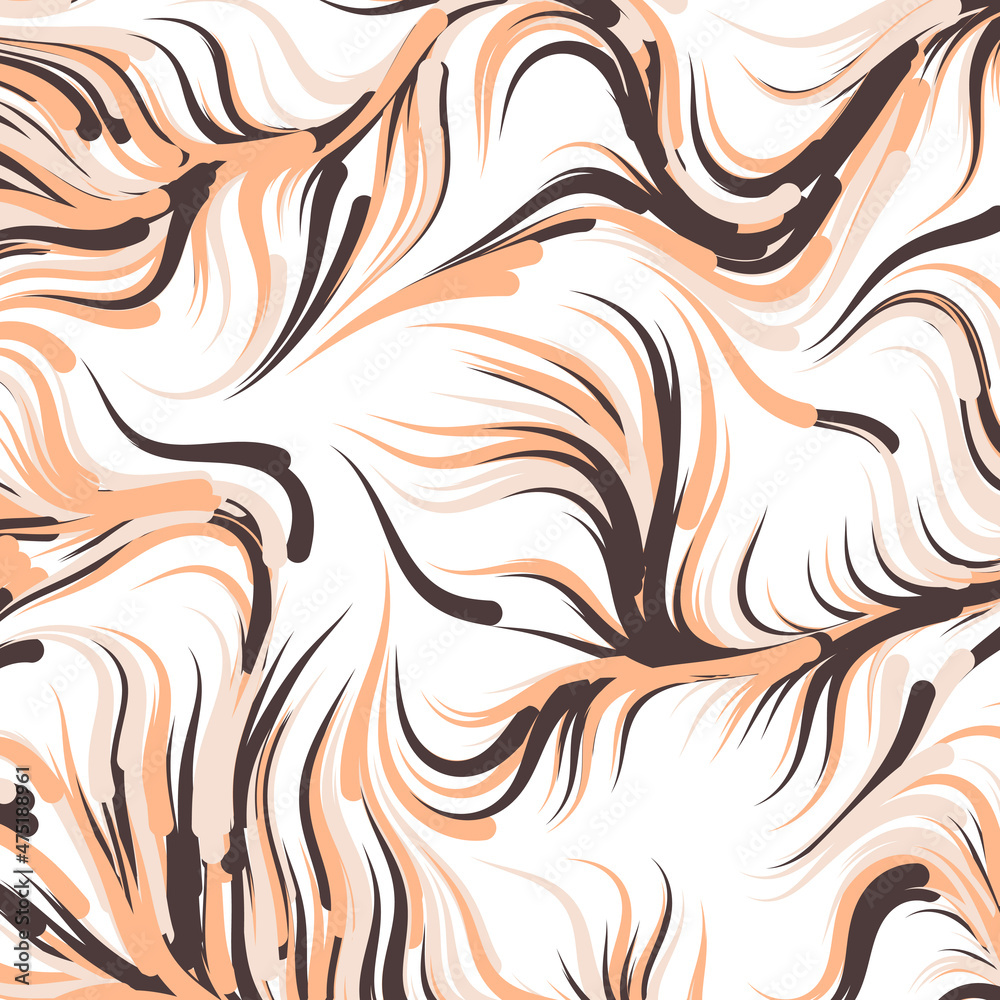 Fototapeta premium Abstract Perlin Noise Geometric Pattern generative computational art illustration