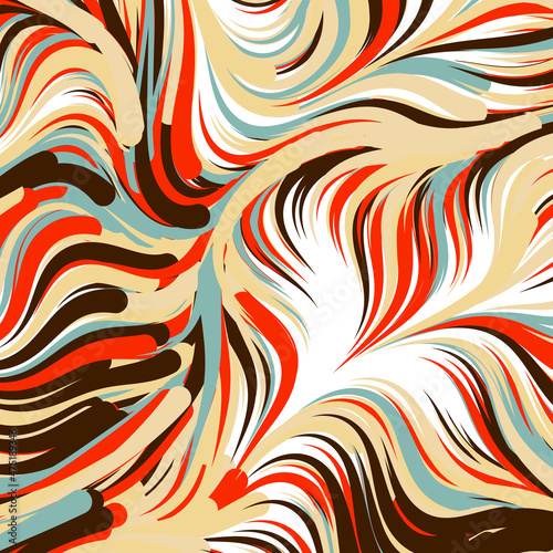 Abstract Perlin Noise Geometric Pattern generative computational art illustration
