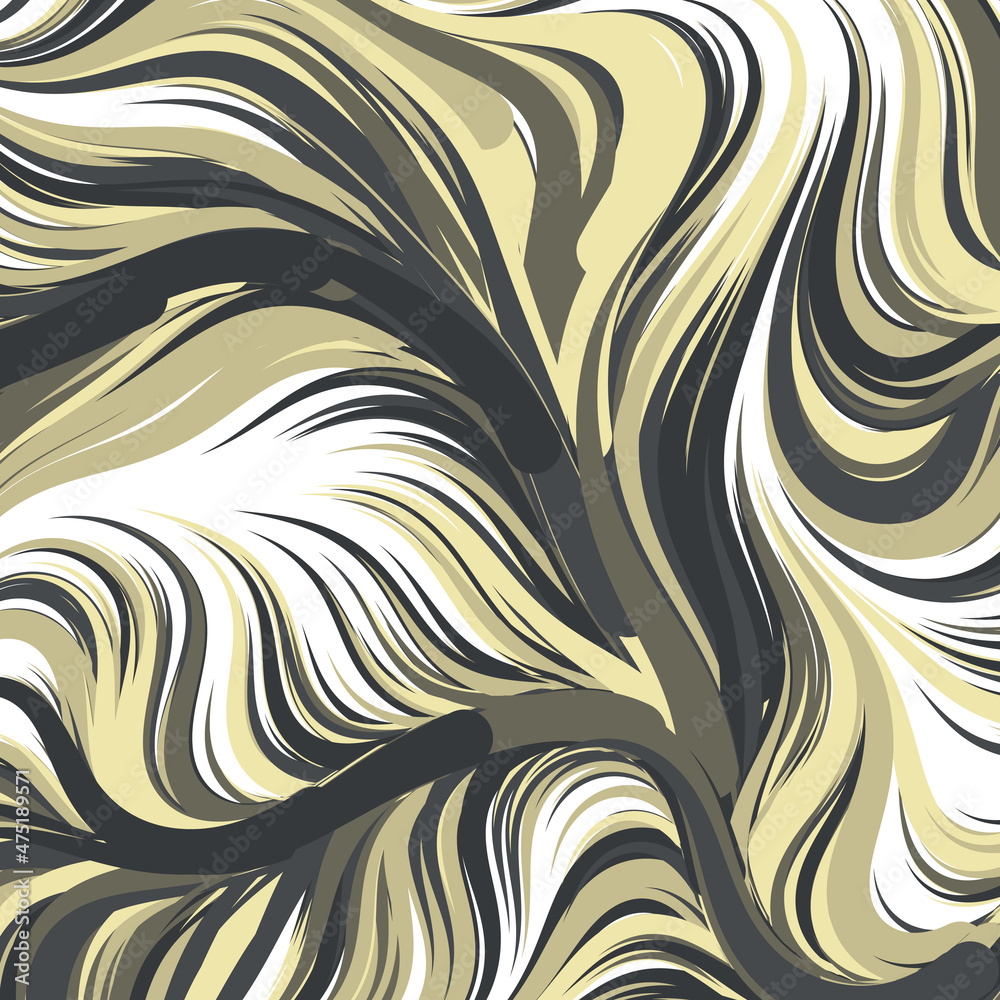 Fototapeta premium Abstract Perlin Noise Geometric Pattern generative computational art illustration