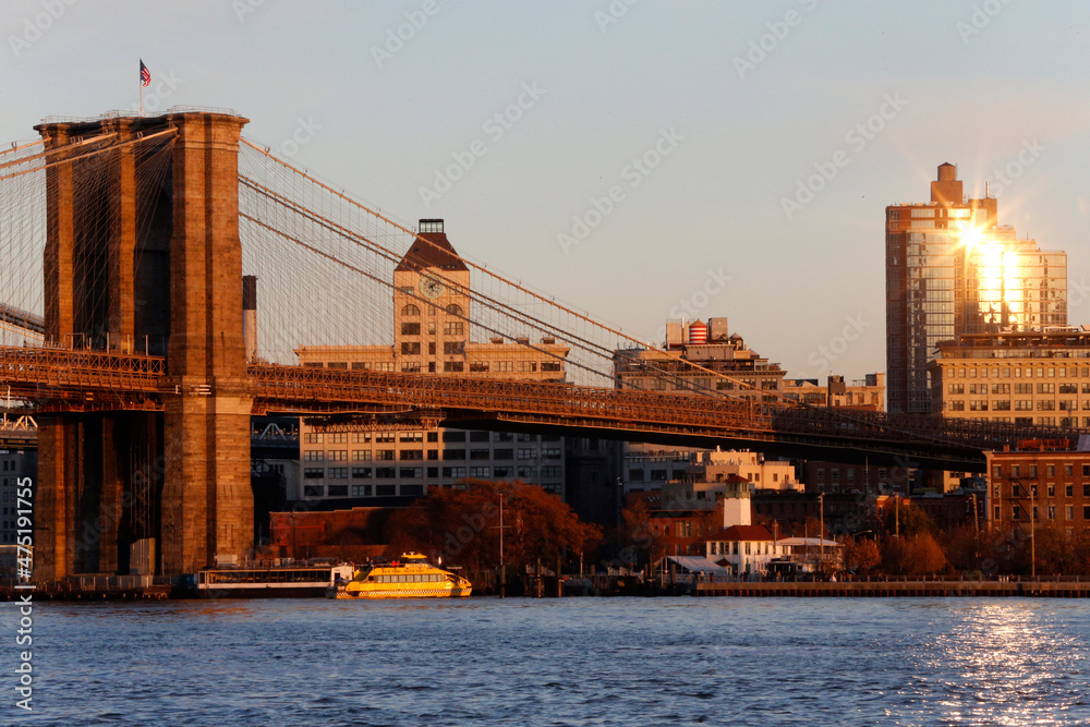 Naklejka premium New York city. Daily life.