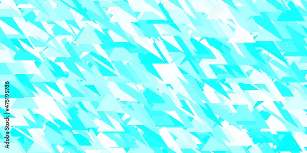 Light blue, green vector template with triangle shapes. Light blue, green vector template with triangle shapes.