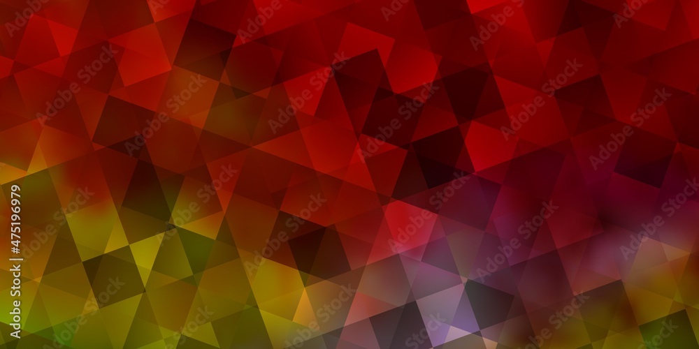 Obraz premium Light Multicolor vector layout with rectangles, triangles.