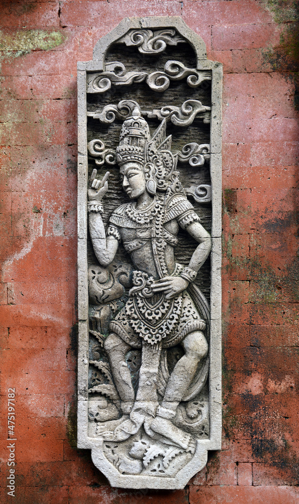 Hinduistisches Relief auf Bali, Indonesien Hinduistisches Relief auf Bali, Indonesien