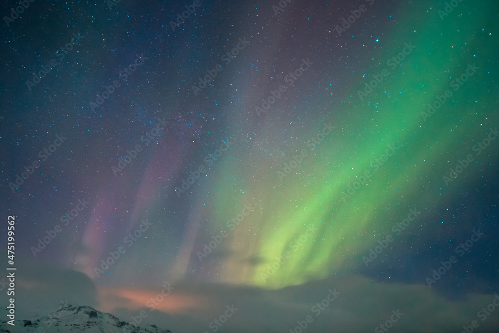 Aurora Sky Background