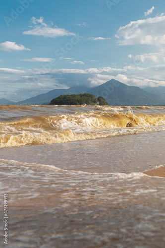 Praia Balneário Guararema, São José - Santa Catarina Brasil photo