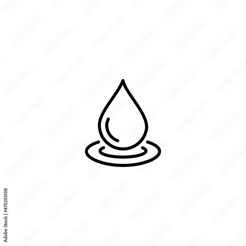 Drop water icon, Drop water sign vector Drop water icon, Drop water sign vector