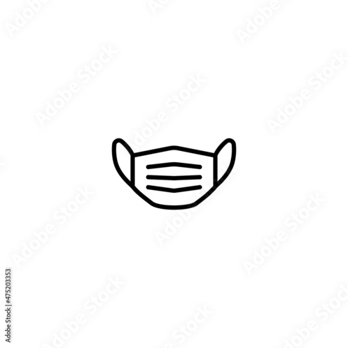 Mask icon  Mask sign vector