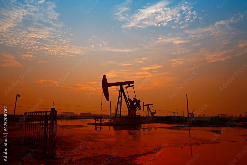 The oil pump, industrial equipment The oil pump, industrial equipment