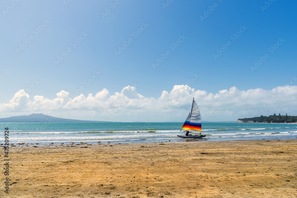 Water Sports at Takapuna Beach Auckland, New Zealand