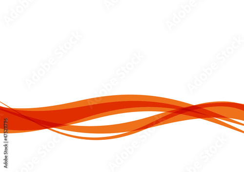 Abstract orange wave background