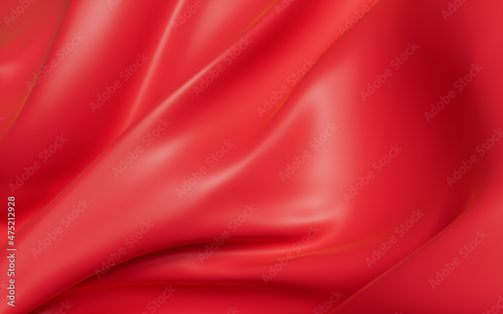 Red flying clothes, 3d rendering. Red flying clothes, 3d rendering.