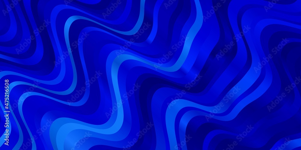 Obraz premium Light BLUE vector texture with circular arc.