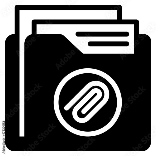 folder glyph icon