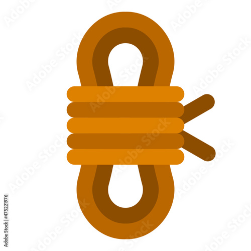 rope flat icon