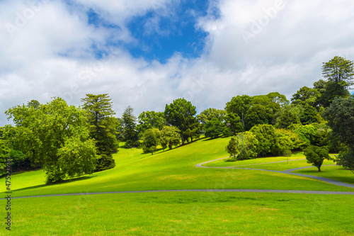 Landscape Scenery of Monte Cecilia Park Hillsborough, Auckland New Zealand © Rangkong
