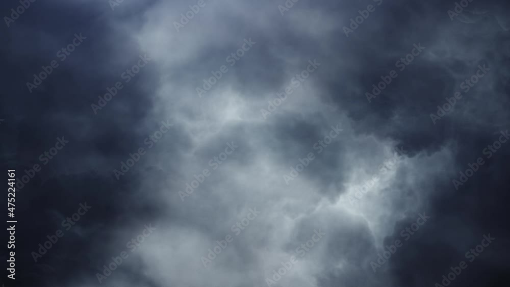 dark sky and thunderstorm, POV dark sky and thunderstorm, POV