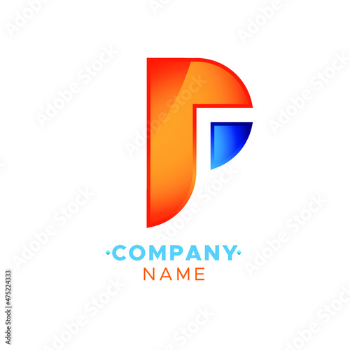 This an abstract colorful P letter Vector logo for Business Company, Brand Logo, abstract colorful illustration Free Download This an abstract colorful P letter Vector logo for Business Company, Brand Logo, abstract colorful illustration - GFXLoad