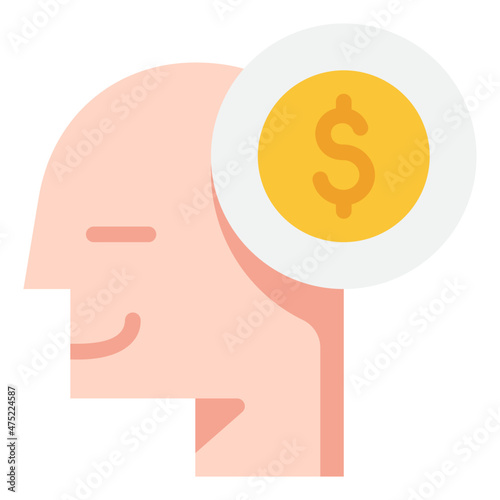 greed flat icon