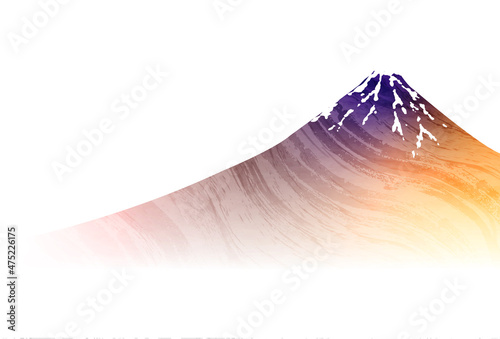 富士山　和紙　日本　背景
