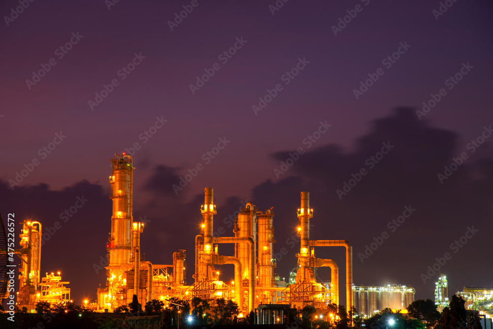 Oil refinery industry Oil and Gas Industrial zone,The equipment of oil refining of industrial pipelines of an oil-refinery plant,Detail of oil pipeline with valves in large oil refinery.