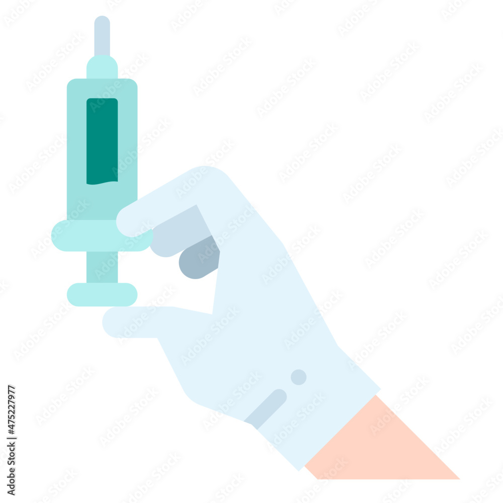 syringe flat icon syringe flat icon