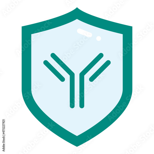 immunity flat icon