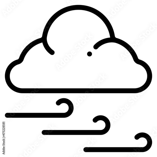 windy outline icon