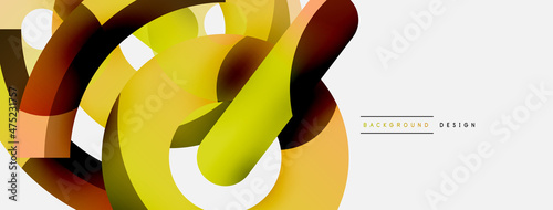 Circle abstract background. Vector illustration for wallpaper banner background card or landing page