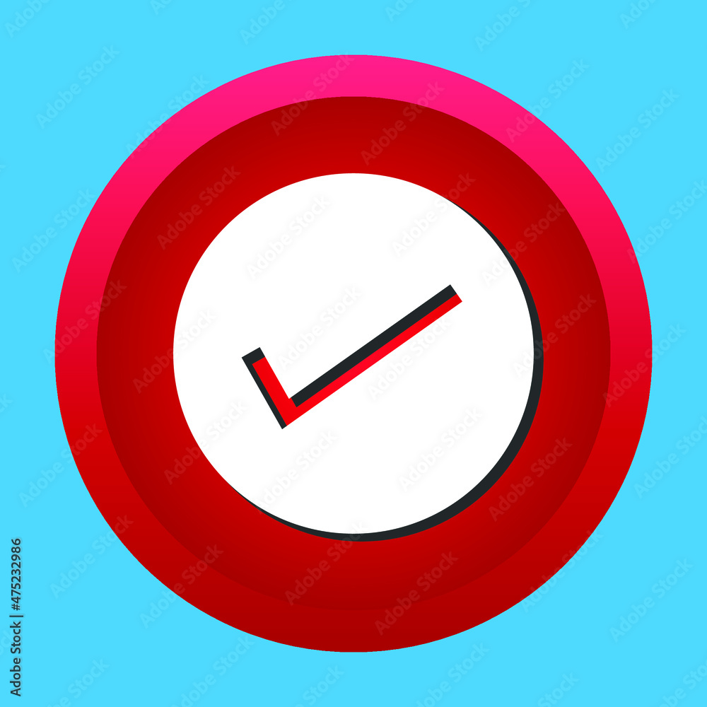 circle button vector design checklist circle button vector design checklist