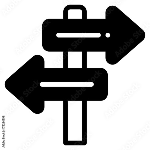 direction glyph icon