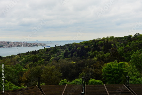 View of the Marmara sea. Istanbul, Turkey. 