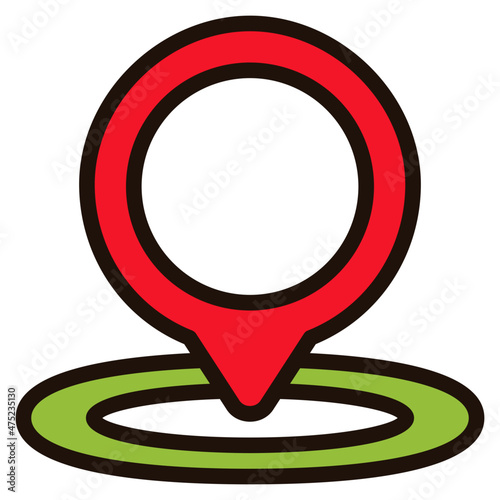 placeholder filled outline icon