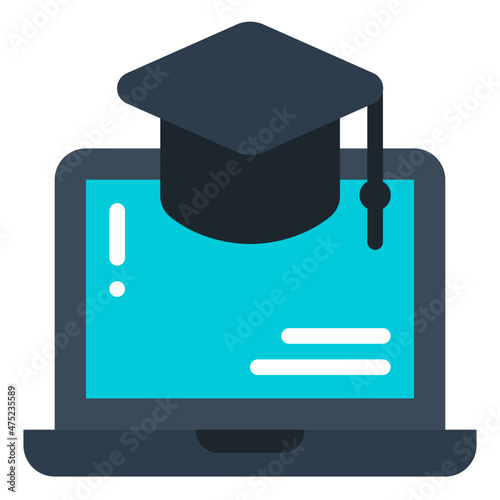 elearning flat icon