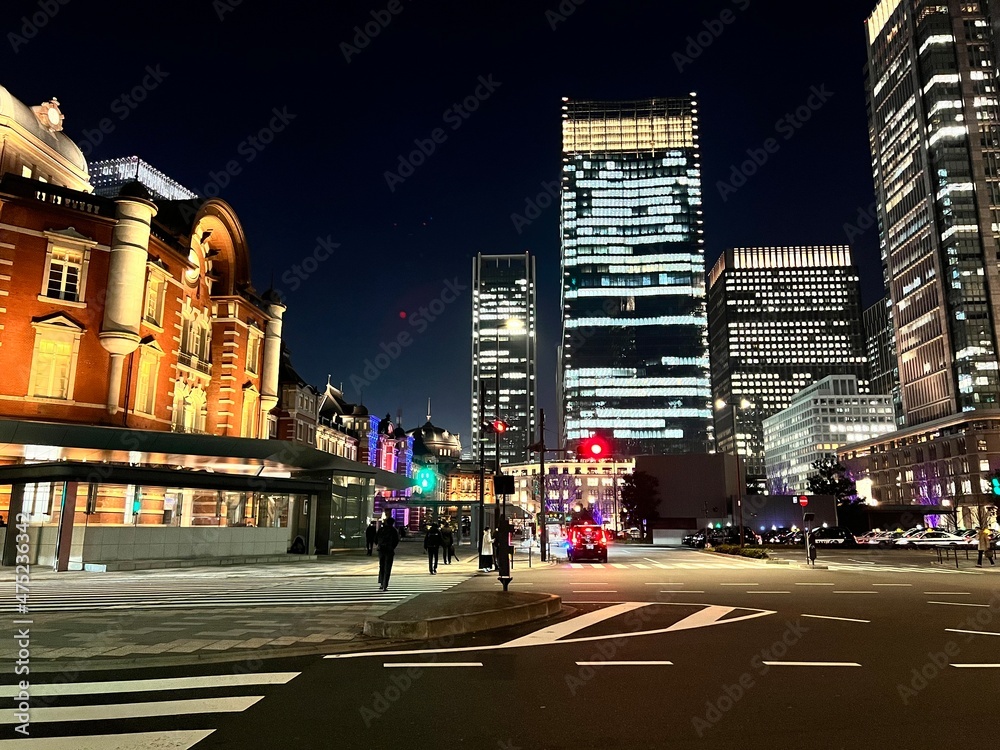 Fototapeta premium night view of Tokyo